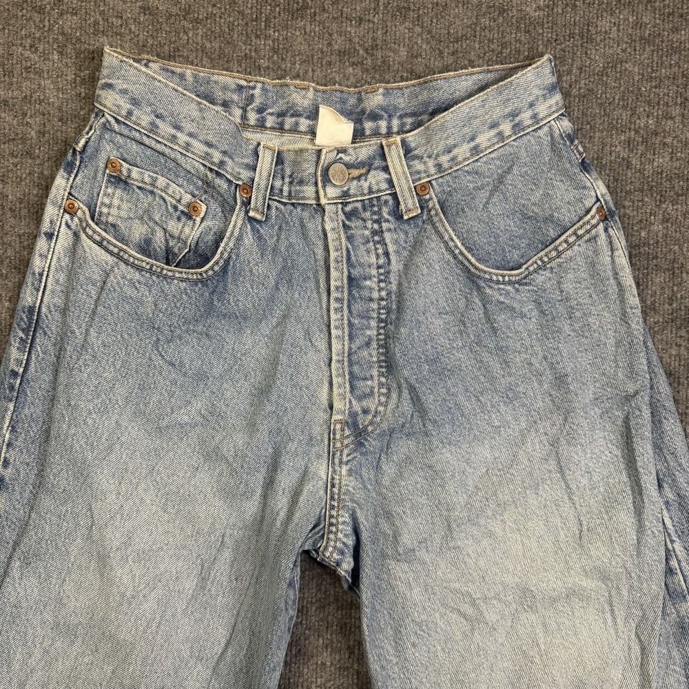 Vintage Lucky Brand Dungarees Jeans Men 30x34 Blue Baggy Gene Montesano USA Made - Picture 7 of 16